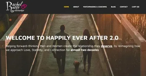 Rachel Russo website homepage