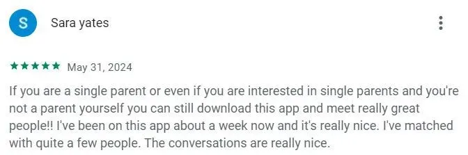 5-star Google Play review for Stir