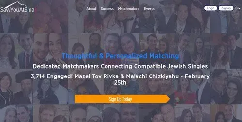 SawYouAtSinai offers matchmaking for Jewish singles