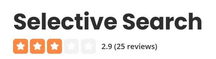 Selective Search Reviews