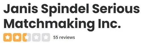 Serious Matchmaking Yelp rating of 2.5 stars