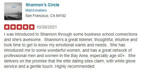 Shannon's Circle Yelp review