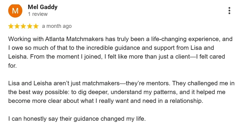 single atlanta matchmakers review