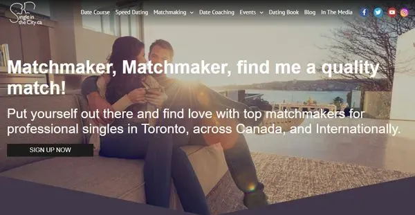Single In The City offers matchmaking for single professionals in Toronto