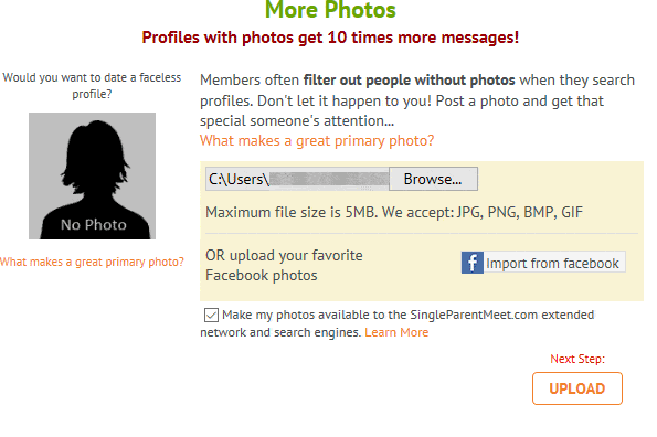 SingleParentMeet tip