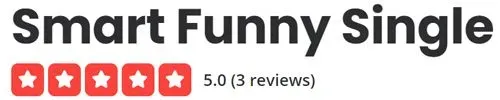 Smart Funny Single 5-star rating on Yelp