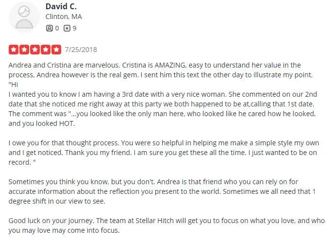 Stellar Hitch Yelp review