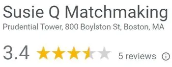 3.4-star Google rating for Susie Q Matchmaking