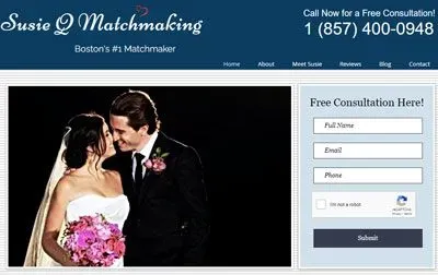 Susie Q Matchmaking, a Boston service for single professionals