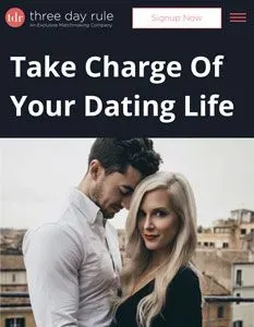 Three Day Rule is a matchmaking service with a presence in Boston