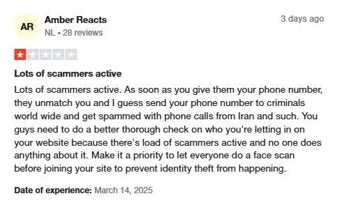 OKCupid review trustpilot