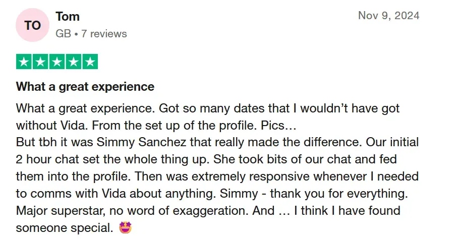 VIDA select reviews Vancouver matchmakers