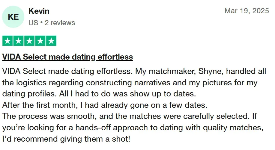 VIDA Select reviews Chicago