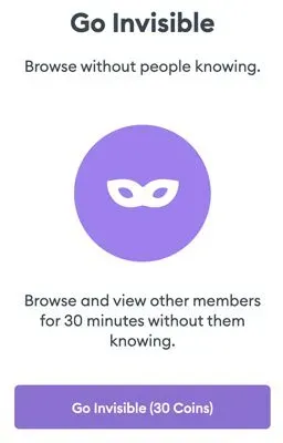 Go Invisible on Zoosk