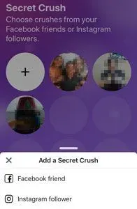 how to add a Secret Crush on Facebook