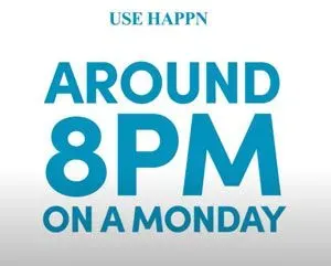 Use Happn Boost Around 8 PM On A Monday