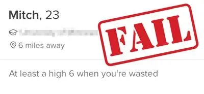 Bro humor Tinder bio