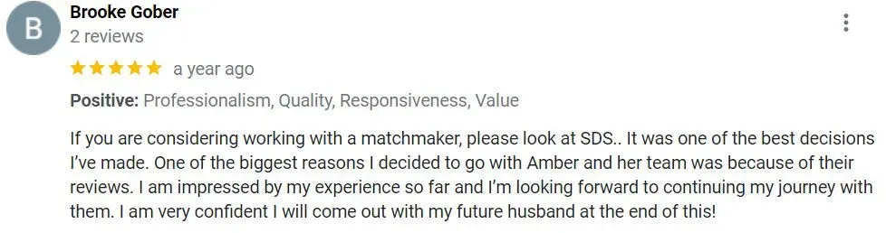 Google Select Date Society review