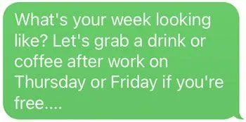 check in text to send