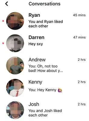 Conversations on Facebook Dating