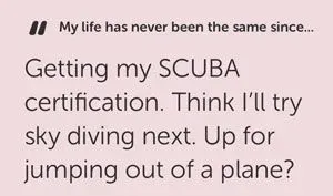 good Thursday prompt answer for "My life has never been the same since..."