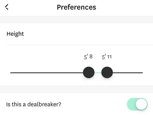 dealbreaker on Hinge