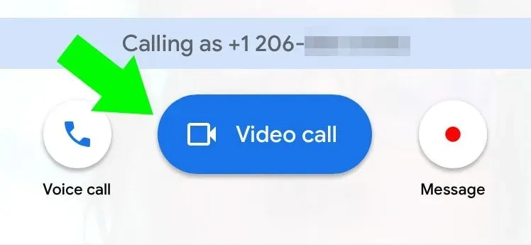 Duo mobile video call
