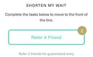 Refer a friend to get off League waitlist