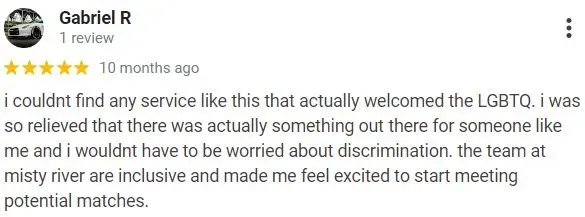 5-star Misty River Introductions review on google