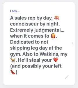 Example of a good Coffee Meets Bagel prompt answer