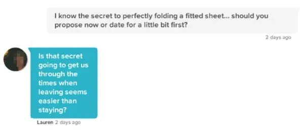 good question for Tinder