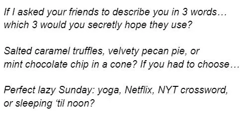 Good speed dating questions to ask on Bumble