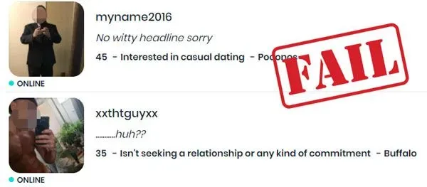 examples of headlines that will turn her off on POF