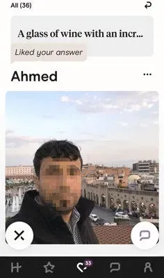 Reply to a Hinge comment