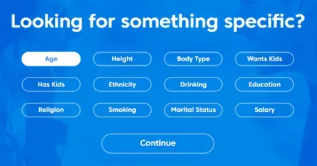 match search criteria