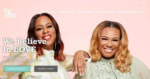 The Matchmaking Duo homepage
