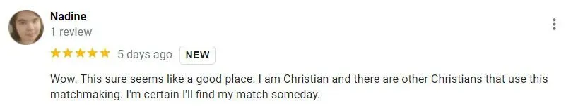 5-star Google review for Matchmakers in The City