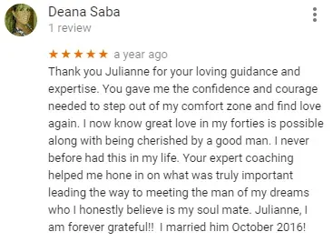 5-star review for New Jersey's Matchmaker