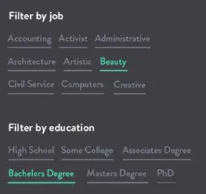 Paktor filter examples