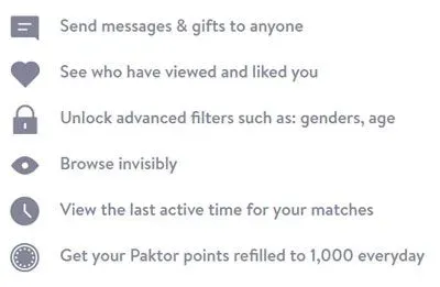 Paktor premium features