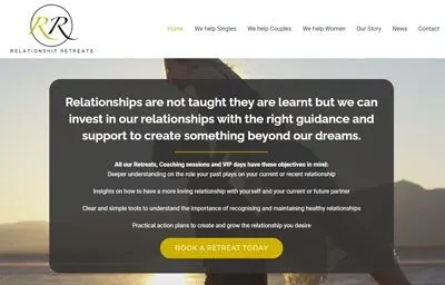 Relationship Retreats homepage