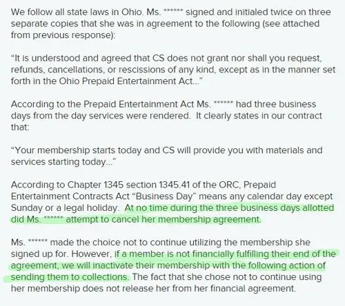 matchmaking service complaint