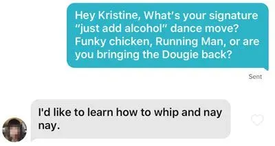 signature dance move line