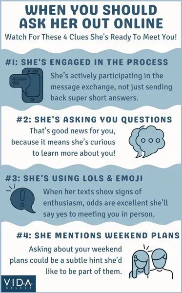 Signs she likes you and you should ask her out online