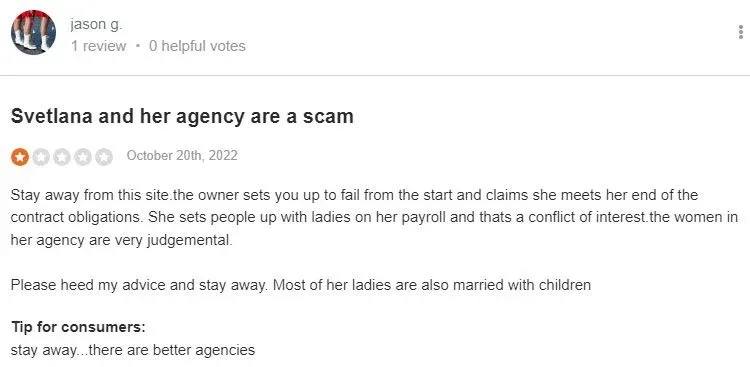 1 star sitejabber review for Diolli.com