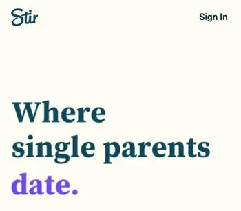 Stir dating app sign in screen