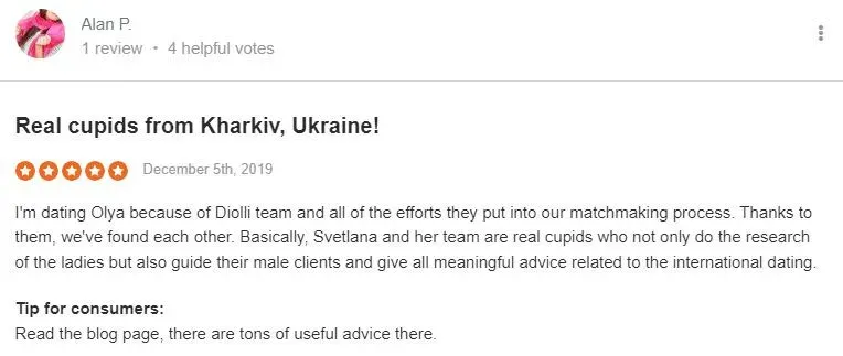 5-star Svetlana Mukla review on sitejabber