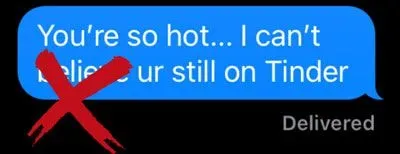 Text mistake guys make