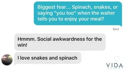 funny Tinder line to send girls