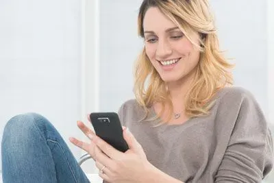 Woman looking at Top Picks on Match.com